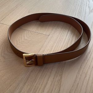 Prada brown leather belt